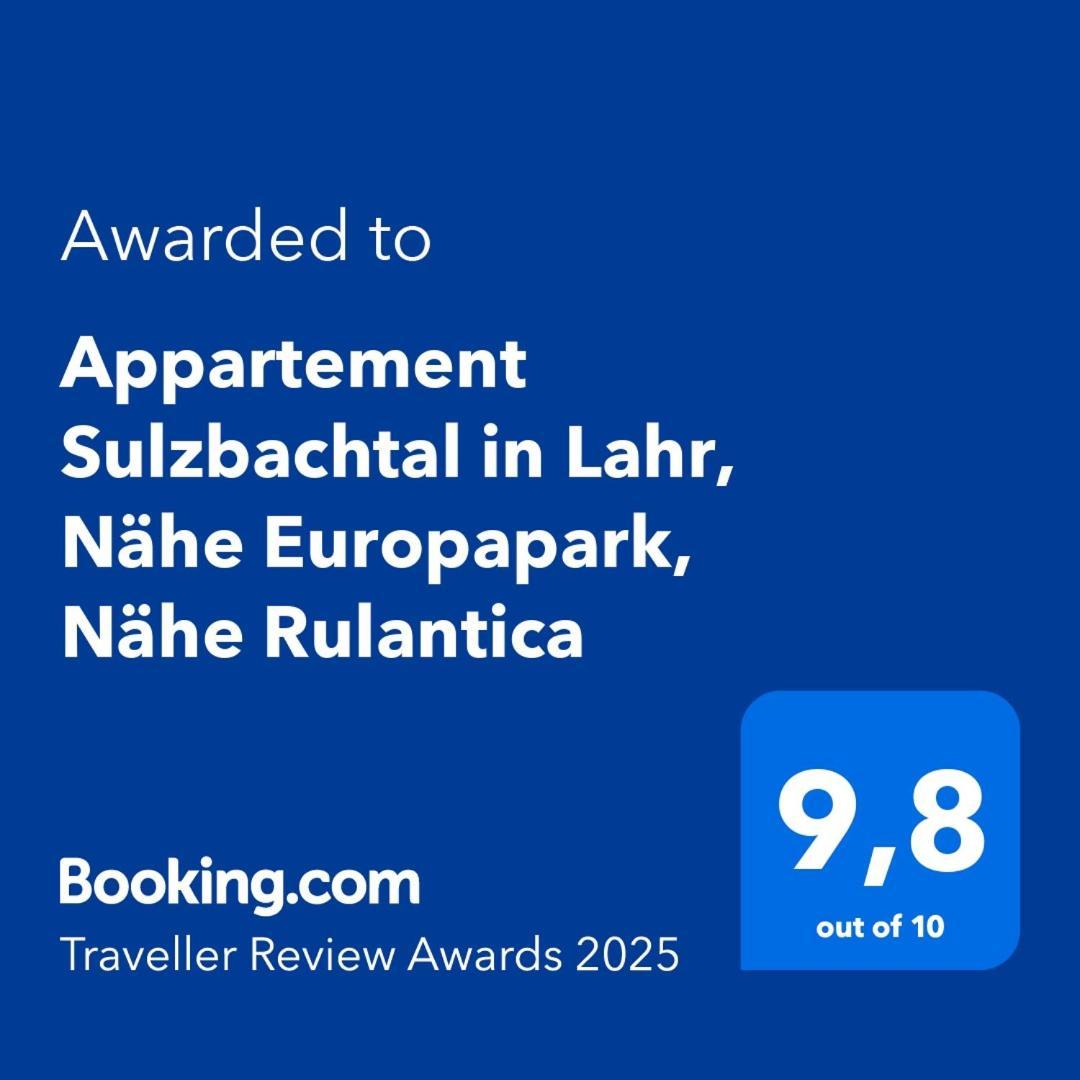 Appartement Sulzbachtal In Lahr, Naehe Europapark, Naehe Rulantica Lahr  Luaran gambar